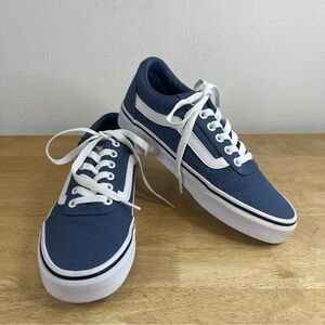 Van's Women's Blue Old Skool Canvas Sneakers Size 6